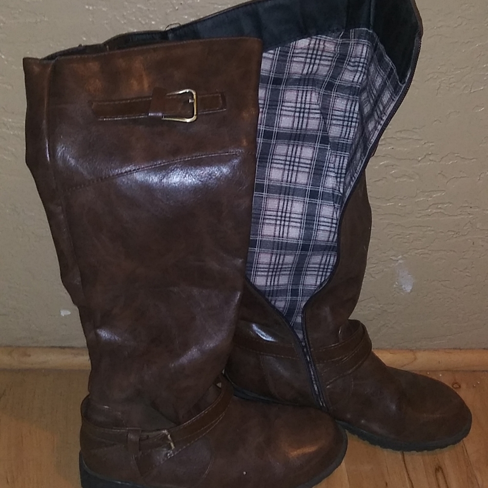 Round Toe Casual Outdoor Knee High Boots